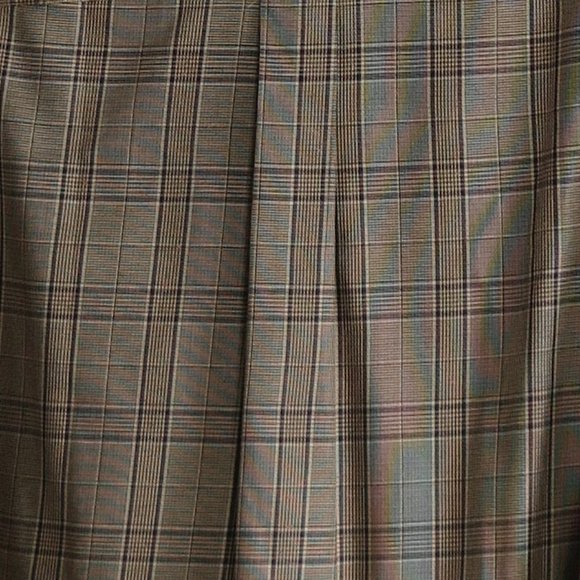 NWOT Jos. A. Bank Traveler's Collection Brown Plaid No-Wrinkle Shirt Size L - Picture 5 of 5